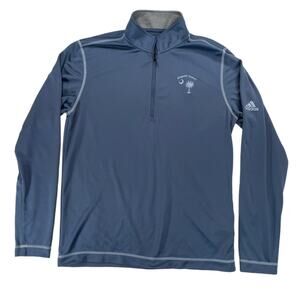 Adidas Kiawah Island 1/4 Zip Pullover Jacket Blue Men’s Size Small S